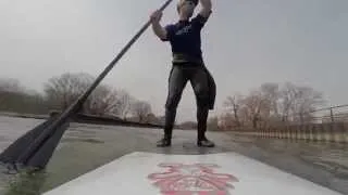 Testing the new SUP and the new Gopro