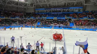 Олимпийские игры 2018: Россия - Германия 4:3 Овертайм, победный гол