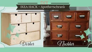 DIY - IKEA HACK - MOPPE - Apothekerschränkchen - SHABBY CHIC