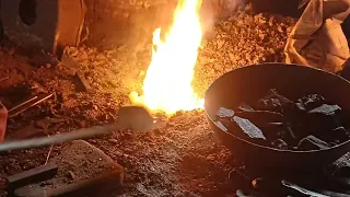 Blacksmith | MINI welding how to make phawda | spade making handmade.