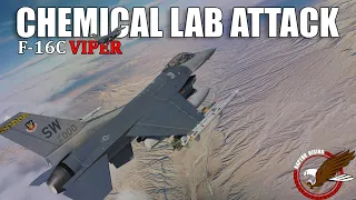 Chemical Lab Strike Behind Enemy Lines | DCS F-16C Viper Red Flag Campaign Mission 7