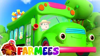 Wheels on the bus | Baby Shark Song | Bath Song | Nursery Rhymes & Children Song | Farmees