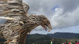 Grigno strada della Marcesina Barricata discesa per la Forestale Val D'Antenne 17 09 2023