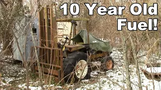 Neglected Clark All Terrain Forklift - Will it Run Again?