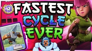 FASTEST XBOW CYCLE DECK!! Live 12 Win Gameplay | Xbow Control Deck — Clash Royale