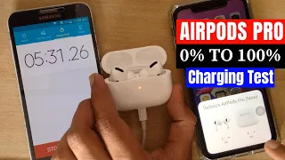 AirPods Pro Charging Test 0 to 100%