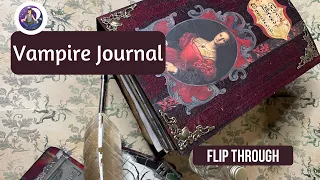 The Bloody Countess Journal-Vampire Junk Journal Flip Through