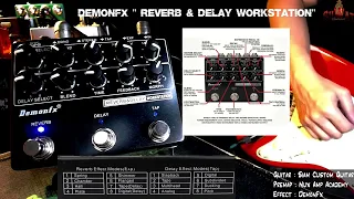 DemonFX "Reverb & Delay Workstation" Test (No talk) - By Wat Suwat