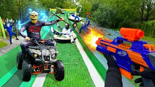 Nerf War/Amusement Park Battle 1 (Nerf First Person Shooter)