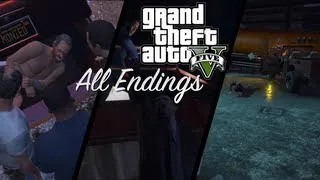 GTA 5 All Endings A B C Grand Theft Auto 5 Endings