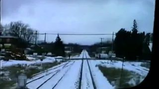 CN Train Derailment & VIA Cab Ride in Northern Ontario : Winter 1992