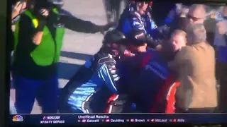 Cole Custer FIGHTS Tyler Reddick At Kansas