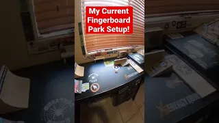 THIS MINIATURE SKATE PARKS AWESOME!!! 🔥 My Fingerboard Park Setup!