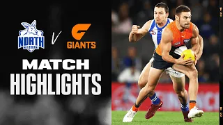 North Melbourne v GWS Giants Highlights | Round 13, 2022 | AFL