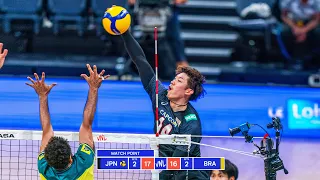 Yuki Ishikawa Dominated the Dramatic Match Against Brazil !!! Men's VNL 2023