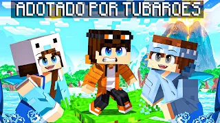 STHAN foi ADOTADO pela FAMÍLIA de TUBARÕES no Minecraft!