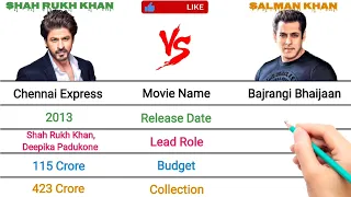 Top 5 Highest Grossing Movie - SHAH RUKH KHAN vs SALMAN KHAN