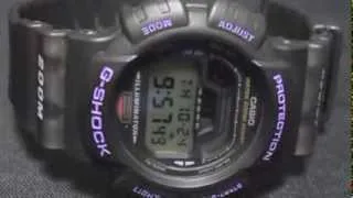 CASIO G-SHOCK DW 8700 Purple old school WR 200 fox fire Vintage