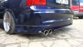 Opel Vectra b 3.0 V6 60mm exhaust, one resonator and "mufflex 6"