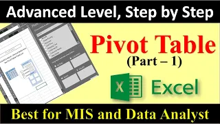 Pivot table : Advanced with LARGE data | Part 1 | ES1V18