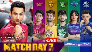 PLAYGROUND 2 MATCH DAY 7 LIVE | Ft. Harsh Beniwal, CarryMinati, ScoutOP, Triggered & Ashish