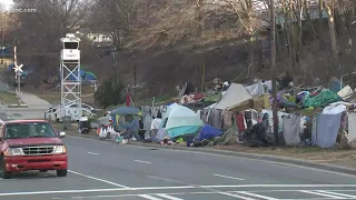 Charlotte locals say the county needs to provide better options for those living in tent city