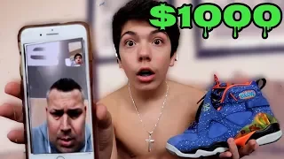 KID BUYS $1000 SHOES OFF OF DADS CREDIT CARD... *MUST WATCH*