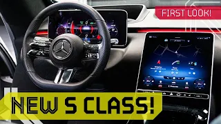 New 2021 S-CLASS INTERIOR! Future of Mercedes Luxury Technology!