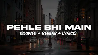 Pehle Bhi Main Slowed Reverb with Lyrics: A Lyrical Journey of Emotions 🎧❤️