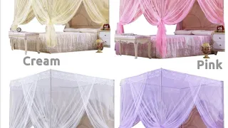 How to fix a 4  stands mosquito net.  #howto #mosquitonets #diy #portable #nets