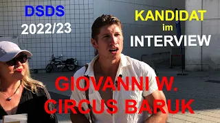 DSDS 2023  Kandidat - Giovanni Weisheit (Circus Baruk) im Interview - Neu