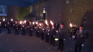 2021 Schützenfest in der Feste Zons. Serenade und Zapfenstreich zur Spätkirmes am 09.Oktober.2021