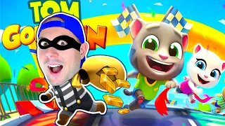 Talking tom gold run Говорящий Том бег за золотом и много милых новых котиков | ИГРАЗАВР