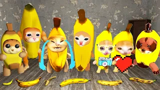 ВСЕ ВИДЫ БАНАНА КОТ КАЧОК МУЛЬТЯШНЫЙ ПЛАКСА В ГРЕННИ ОНЛАЙН - Banana Cat Meme Garry's Mod !