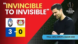 Xabi Alonso Invincible Stopped! UEFA Europa League 2024