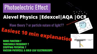 Photoelectric Effect - A-level Physics| Edexcel|AQA|OCR