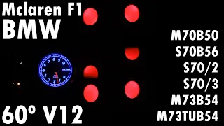 Mclaren F1 (BMW) 60º V12 firing order audiovisual demo M70, S70, M73 1 7 5 11 3 9 6 12 2 8 4 10