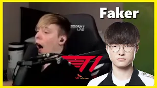 LS reacts to Faker perfectly Timed Ult on Canyon