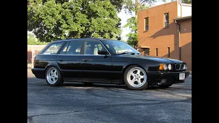 BMW 540iT E34 M60 Exhaust Clip. 4.0L 6-Speed Swapped Wagon With Custom Exhaust.