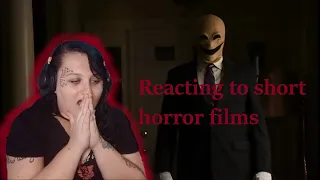 Short Horror Films Reaction |  The Clapping Man |  A Text |  Hey Google