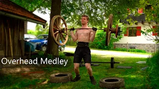 Simulating the Overhead Medley of WSM 2021 (Strongman is for everyone)