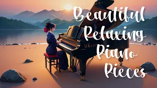 The Most Beautiful And Relaxing Piano Pieces - With Rain Sounds - 1 Hour