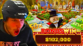 INSANE SESSION ON THE MONOPOLY LIVE GAME!