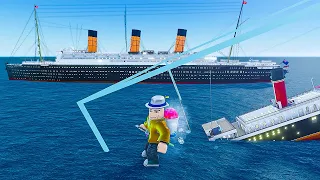 ROBLOX SINKING SHIPS - TITANIC, POSEIDON, COSTA CONCORDIA