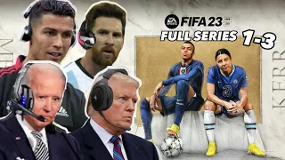 US Presidents Play FIFA With Messi And Ronaldo (FULL SERIES)