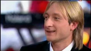 Plushenko Rudkovskaja "Добрый вечер с М.Галкиным" 2.01.11 Россия1