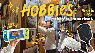 ARTIST VLOG | why hobbies are important 🙃getting productive and battling burn out