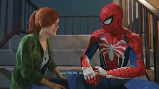 #peterparker helps miles morale's Fire& mj #spiderman #marvelspiderman #gaming #gameplay #sony #ps5