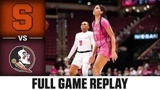 Syracuse vs. Florida State Full Game Replay | 2022-23 ACC Women’s Basketball