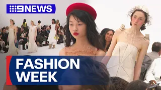 2024 Australian Fashion Week underway in Sydney | 9 News Australia